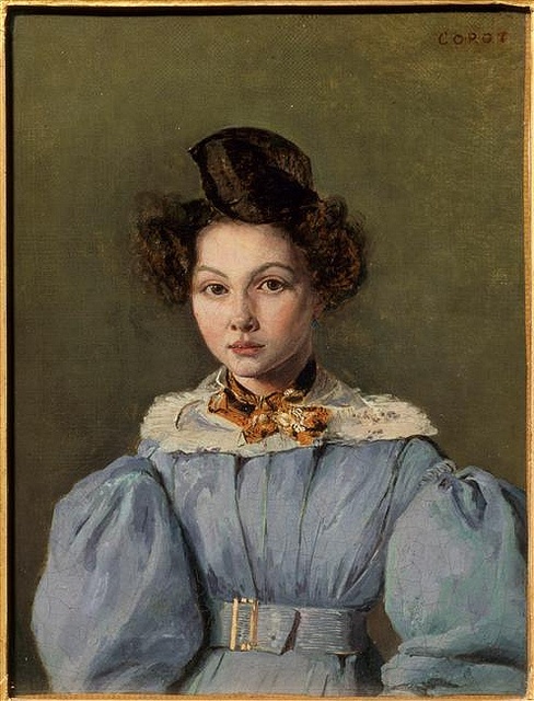 Marie-Louise Laure Sennegon 1831 by Camille Corot 1796-1875  Location TBD